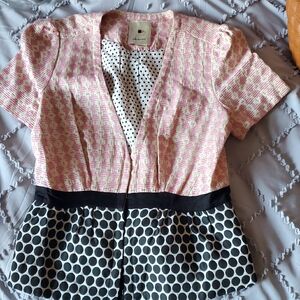 Elevenses Mixed Pattern Top